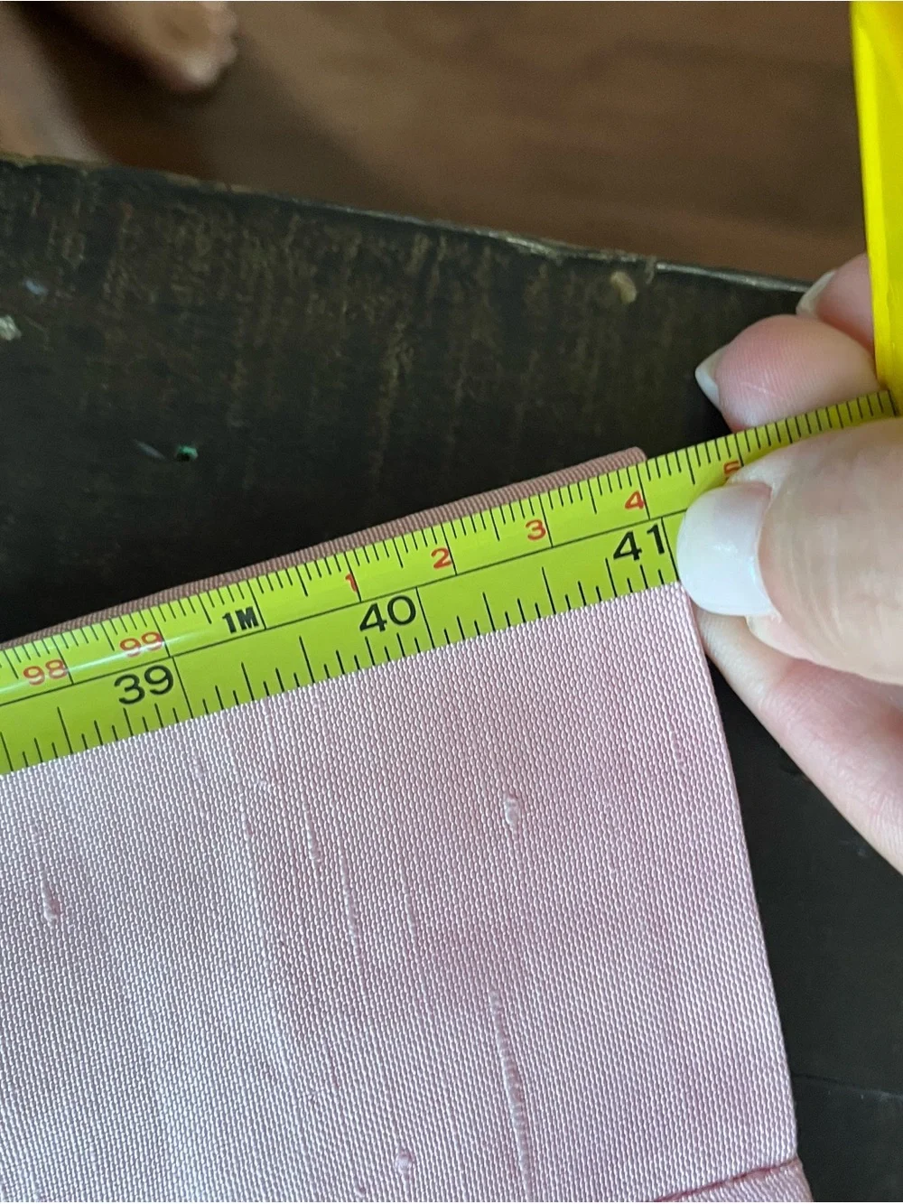 CHANEL Soft Pink Wide-Leg Linen Trousers